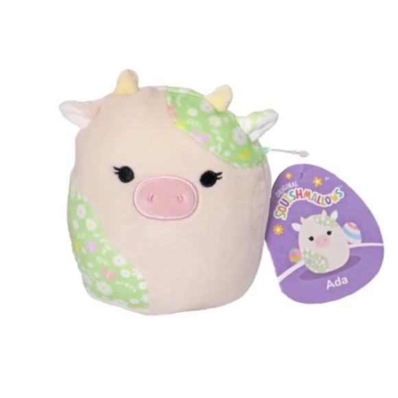 Squishmallows Other - Nwt 🐮 5" Ada Easter Cow Squishmallows